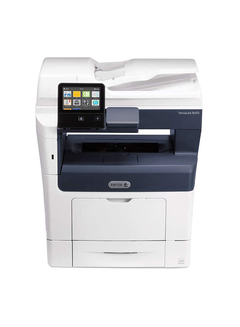 VersaLink B405DN Laser MFP (4 in 1), A4, 47 ppm (letter) / 45 ppm (A4), 2GB, 1.1GHz Dual Core 49.5 x 49.5 x 55.1cm White and grey