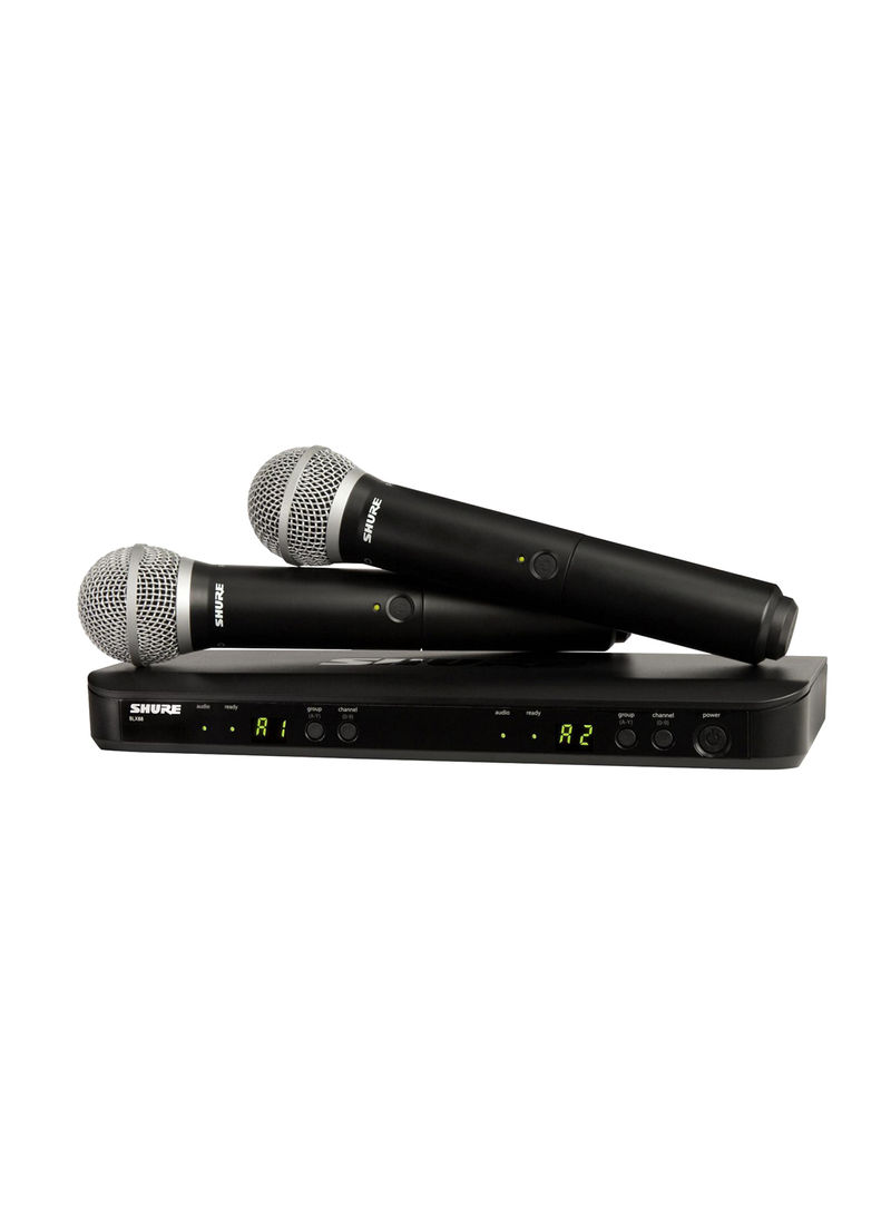 Dual Handheld Wireless Microphone System BLX288UK/SM58X-K14 Black