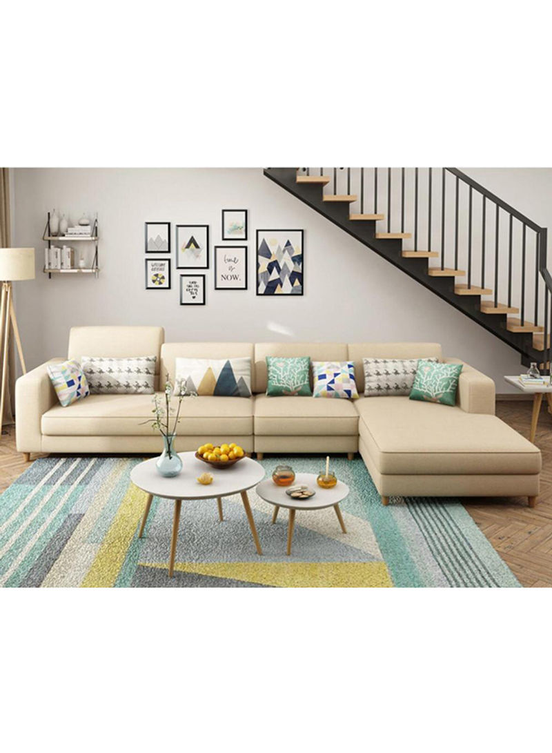 Modern Design L-Shape Sofa Beige