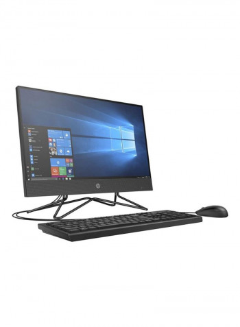 200G4 All In One Desktop With 21.5-Inch Display, Core i5-10210U Processor/10th Gen/DOS/4GB RAM/1TB HDD/Intel UHD Graphics 620 With Mouse And Keyboard Black