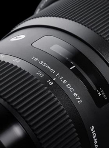 18-35mm F1.8 DC HSM Art Lens For Nikon Camera Black