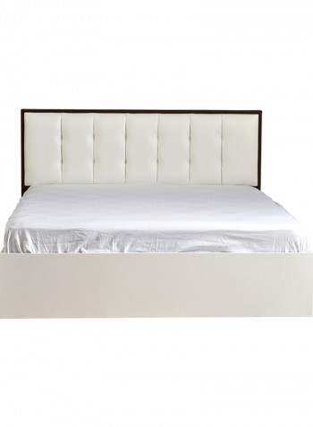 5-Piece Royal King Bedroom Set White 180x200cm