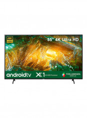 55-Inch 4K Ultra HD High Dynamic Range Smart Android TV KD55X8000H Black