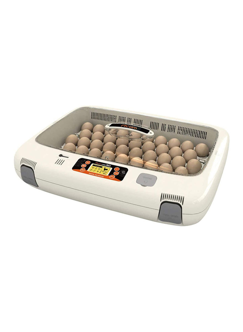 Full Automatic Egg Incubator For Hatching Eggs With Humidity Sensor 120 W PX-50 White