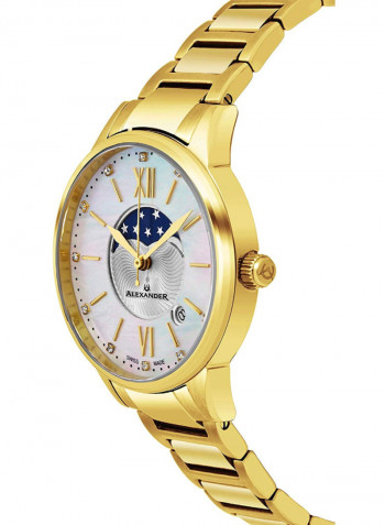 Women's Monarch Vassilis Stainless Steel Analog Wrist Watch AD204B-05