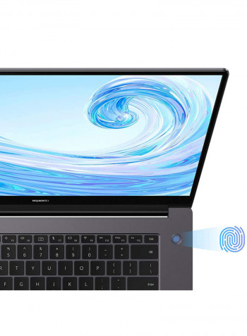 Matebook D 15 Notebook With 15.6-Inch Display, AMD R7-3700U Processor/8GB RAM/512GB SSD/AMD Radeon RX Vega 10 Graphics Space Grey