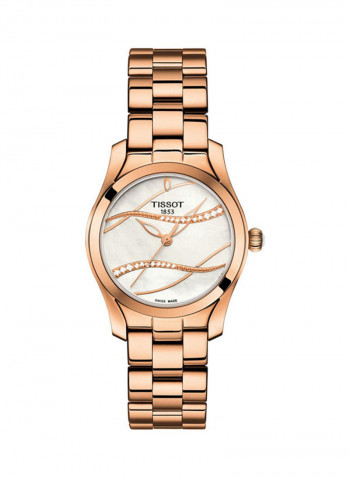 ساعة يد تي - ويف بعقارب طراز T112.210.33.111.00 للنساء