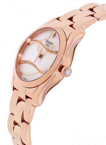 ساعة يد تي - ويف بعقارب طراز T112.210.33.111.00 للنساء