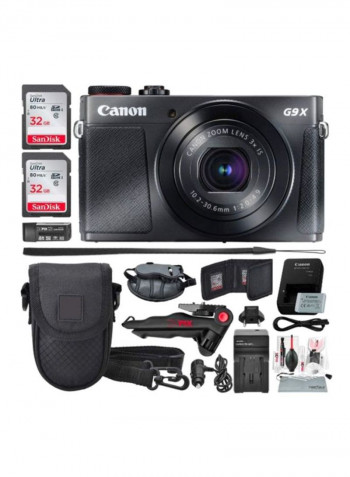 PowerShot G9 X Mark II Point And Shoot Digital Camera With Accessories