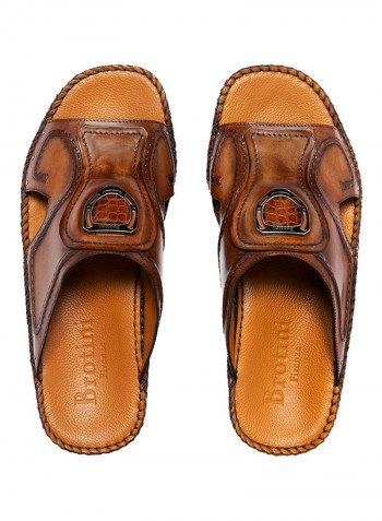 Comfy Arabic Sandals Brown