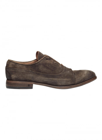 Eldridge Laceless Slip-On Shoes Distressed Brown