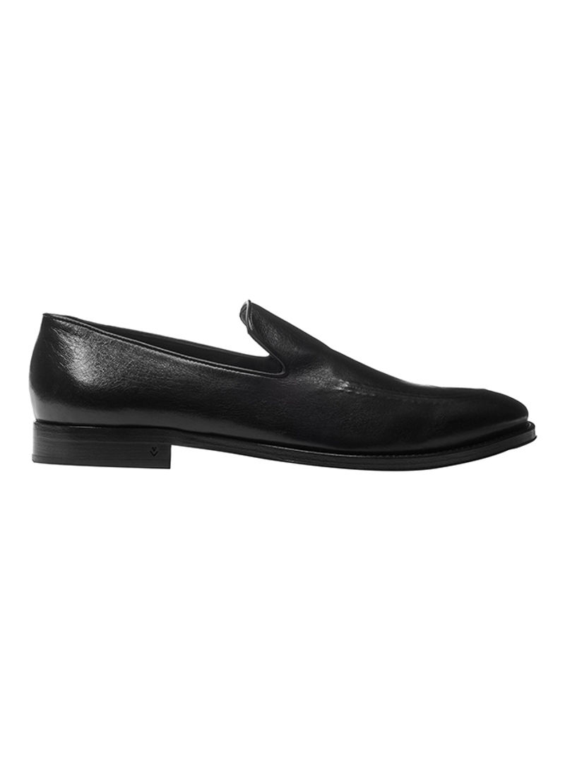 Madison Top-Stitched Apron Formal Shoes Black