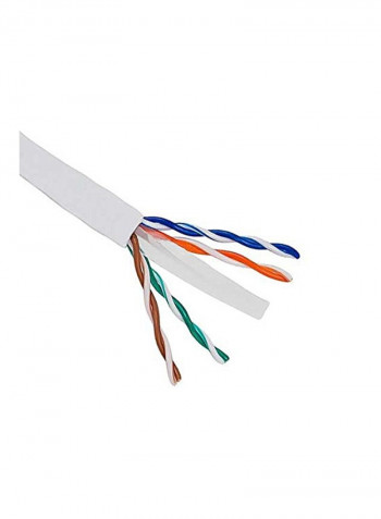 CAT6 Ethernet Cable 1000feet White