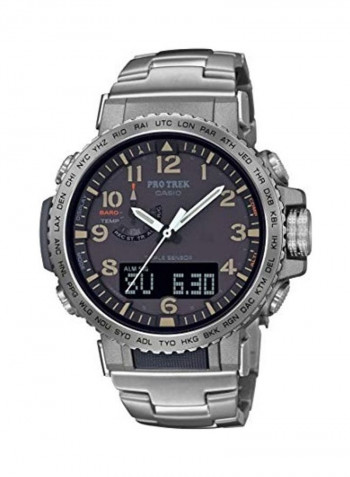 Men's Analog Wrist Watch with Titanium Strap