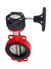 Disc Butterfly Valve Black/Silver/Red 12inch reviews Disc Butterfly Valve Black/Silver/Red 12inch