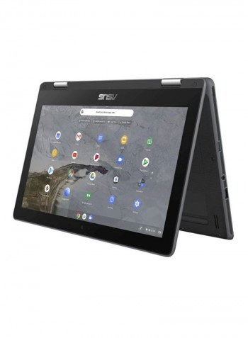Chromebook Flip C214 Convertible 2-In-1 Laptop With 11.6-Inch Display, Celeron Processor/4GB RAM/32GB eMMC/Intel UHD Graphics 600 Black