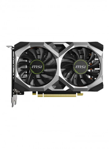 GeForce GTX 1650 128-Bit Support DirectX 12 VR Ready OC Graphics Card 24.5x12.7x3.9cm Black/Silver