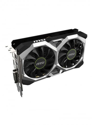 GeForce GTX 1650 128-Bit Support DirectX 12 VR Ready OC Graphics Card 24.5x12.7x3.9cm Black/Silver