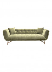 Stark 3-Seater Sofa Green 233x76x89cm