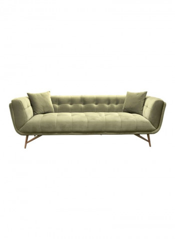 Stark 3-Seater Sofa Green 233x76x89cm