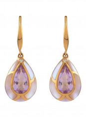 Amethyst Pear Shape Earrings Gold reviews Amethyst Pear Shape Earrings Gold