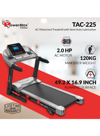 Motorized Multifunction Treadmill 168x75x31cm