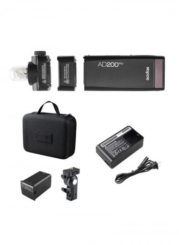 AD200Pro Wireless Portable Pocket Flash Black