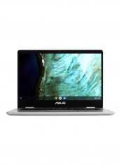 Chromebook C423N Laptop With 14-Inch Display, Celeron Processor/4GB RAM/32GB eMMc SSD/Intel HD Graphics 500 Silver