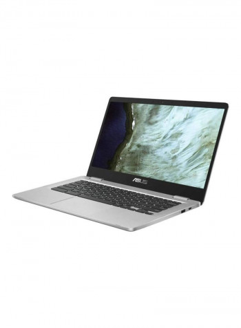 Chromebook C423N Laptop With 14-Inch Display, Celeron Processor/4GB RAM/32GB eMMc SSD/Intel HD Graphics 500 Silver