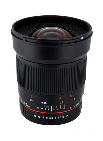 24mm f/1.4 Wide Angle Lens For Sony Camera Black