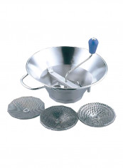 Stainless Steel Food Mill Silver 12.7x12.8x6.2inch