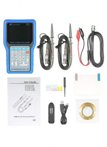 Double Channel Multi-Functional Digital Storage Oscilloscope Multicolour