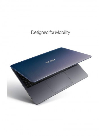 VivoBook E203NA Convertible 2-In-1 Laptop With 11.6-Inch Display, Celeron Processor/4GB RAM/32GB eMMC/Intel HD Graphics Blue