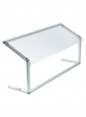 Single-Sided Sneeze Guard With Frame Silver 73.37 x 12.19inch reviews Single-Sided Sneeze Guard With Frame Silver 73.37 x 12.19inch