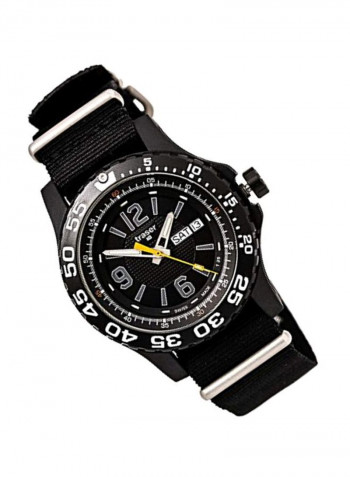 ساعة يد بعقارب ومقاومة للماء طراز P6600.41F.OS.01 للرجال