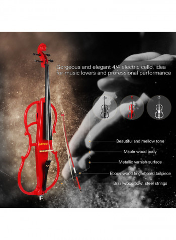 Wooden Electric Cello Violin