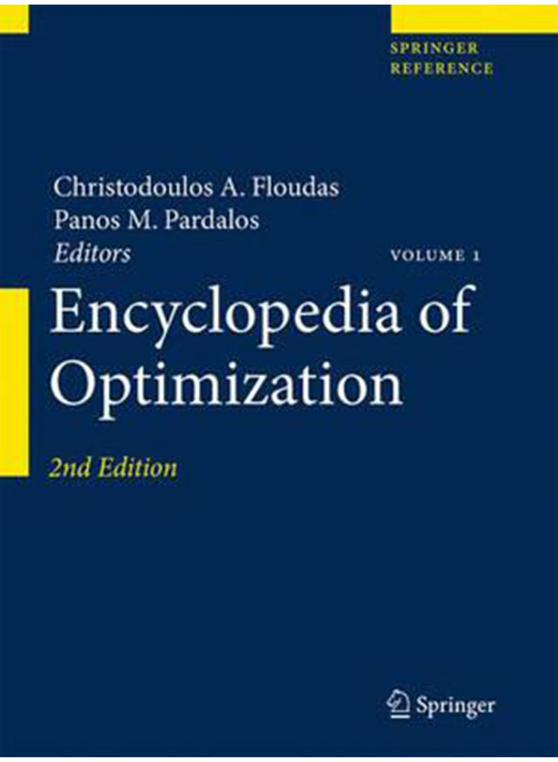 Encyclopedia Of Optimization  Paperback
