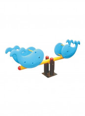 Rocking Whale Fish Spring Seesaw 250x 39x 107centimeter