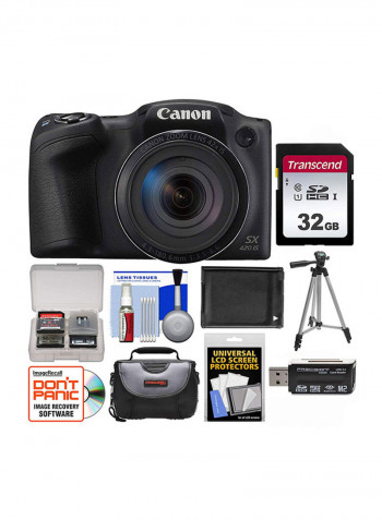 PowerShot SX420 IS Point And Shoot Digital Camera With Accessories