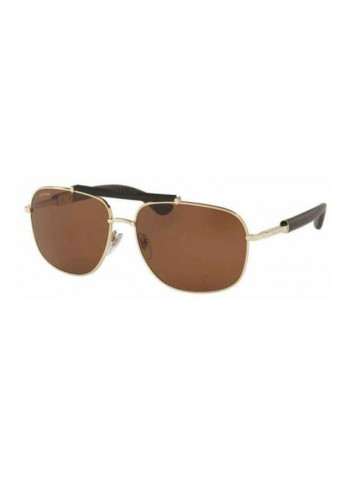 Men's Polarized Pilot Sunglasses - Lens Size: 60 mm