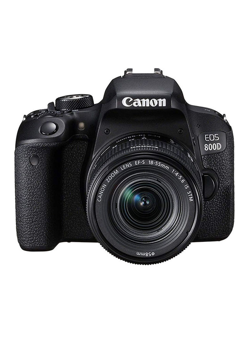 EOS 800D DSLR With EF-S 18-55mm f/4-5.6 IS STM Lens 24.2MP,LCD Touchscreen, Built-In Wi-Fi, NFC And Bluetooth