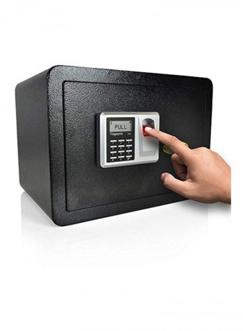 Electronic Safe Security Box Black/Silver 13.8x9.8x9.8inch
