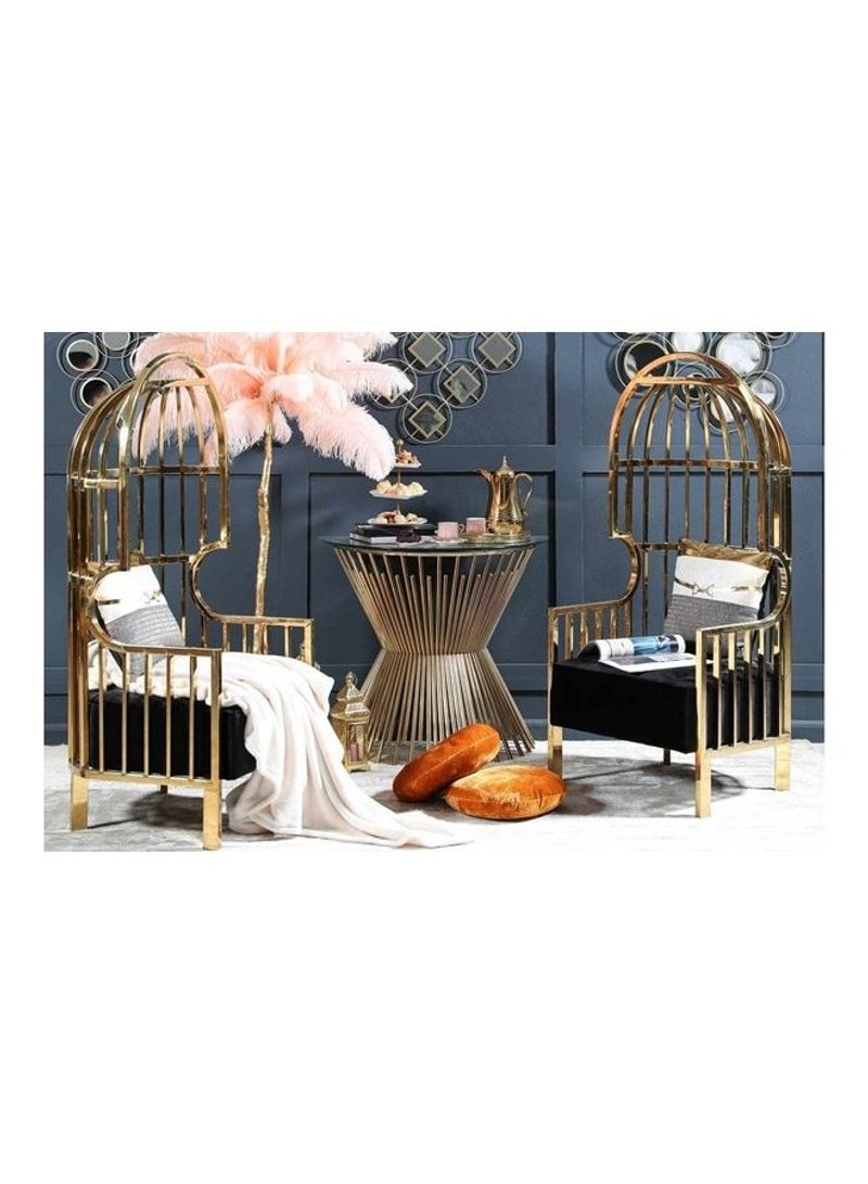 Octavia Accent Chair Golden/Black