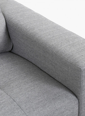 Costa 6-Seater Left Corner Sofa Grey/Black