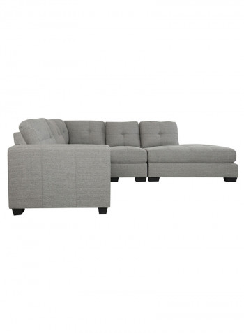 Costa 6-Seater Right Corner Sofa Grey/Black