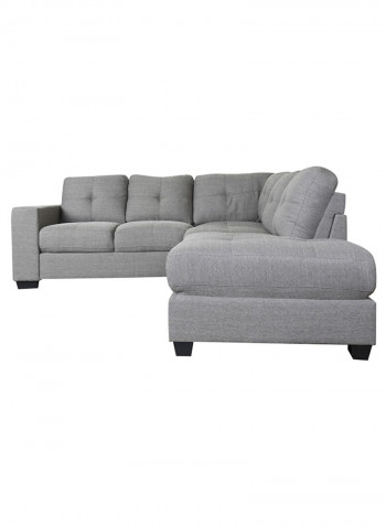 Costa 6-Seater Right Corner Sofa Grey/Black