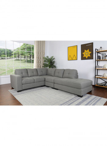 Costa 6-Seater Right Corner Sofa Grey/Black