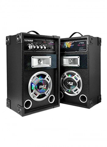 Portable Tower Speaker System PSUFM626LED Black