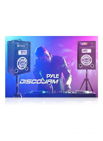 Portable Tower Speaker System PSUFM626LED Black