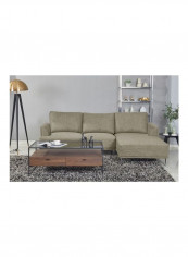 Stella Right Facing Corner Sofa Beige 80 x 251 x 163cm